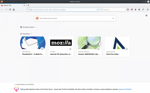 Screenshot Firefox 2019 Ubuntu KDE