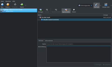 Screenshot VirtualBox 2019 Ubuntu KDE