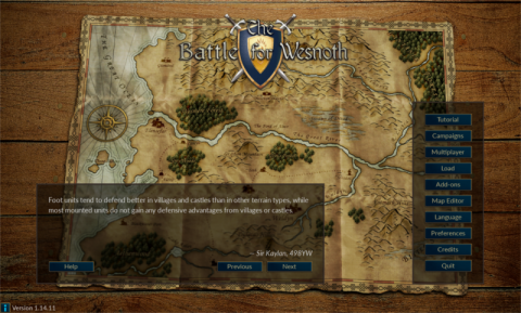Screenshot The Battle for Wesnoth 2019
