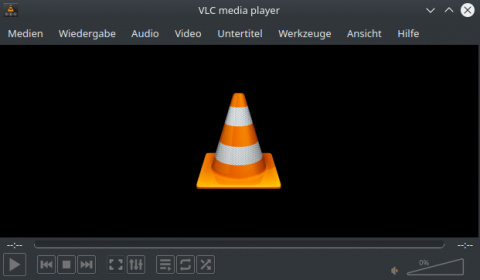 Screenshot VLC 2019 Ubuntu KDE