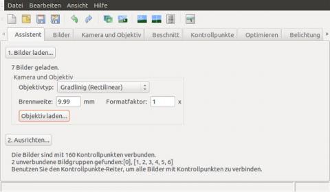 Screenshot Hugin 2012 Ubuntu