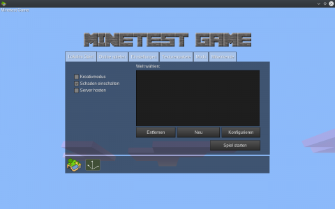 Screenshot Minetest 2020 Ubuntu