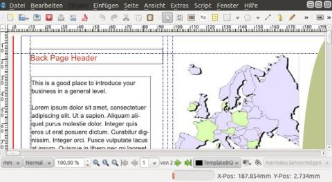 Screenshot Scribus 2012 Ubuntu