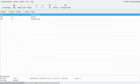 Screenshot Unison 2019 Ubuntu KDE